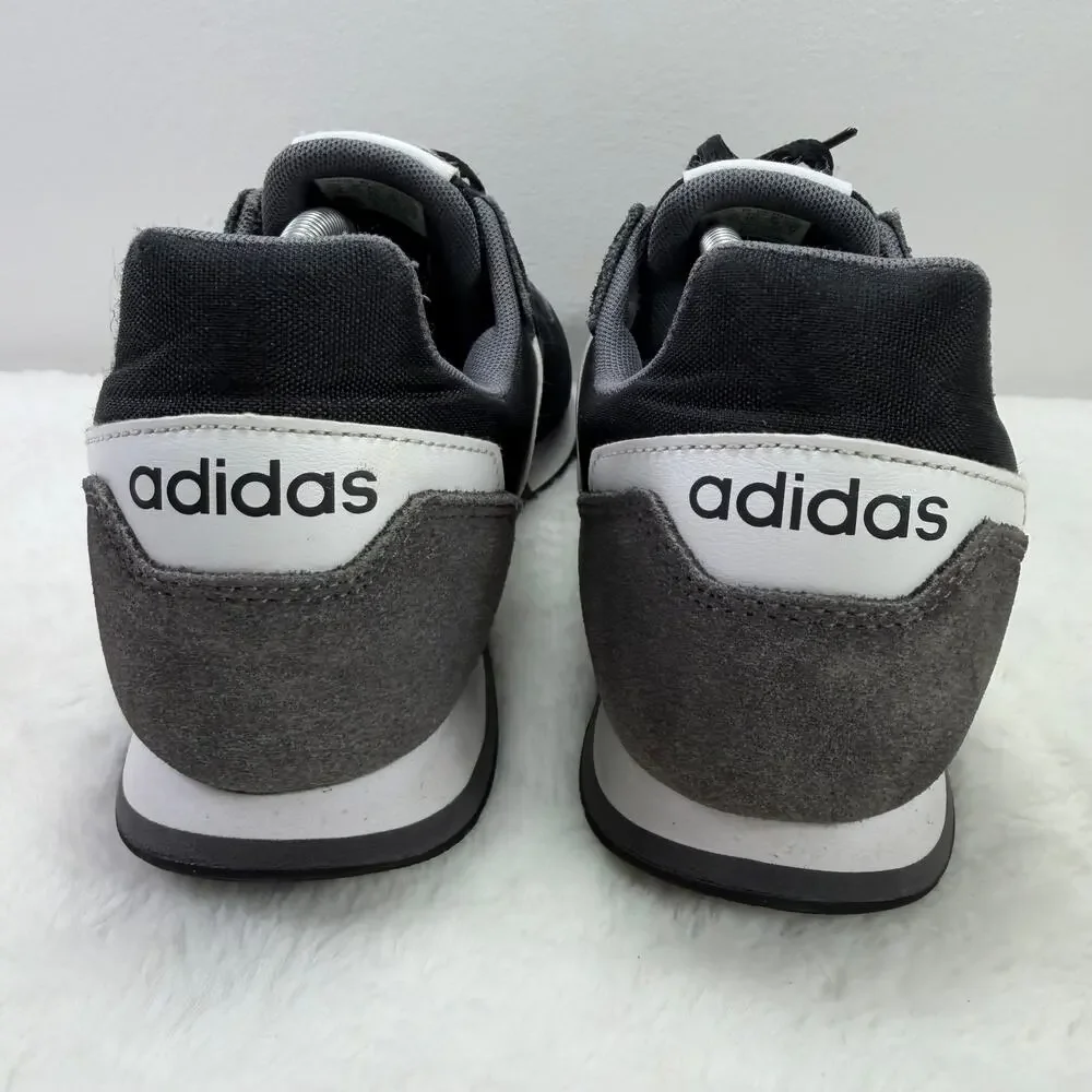 Adidas Retro Run Black/White Lifestyle Running Sneakers – Men’s US 11